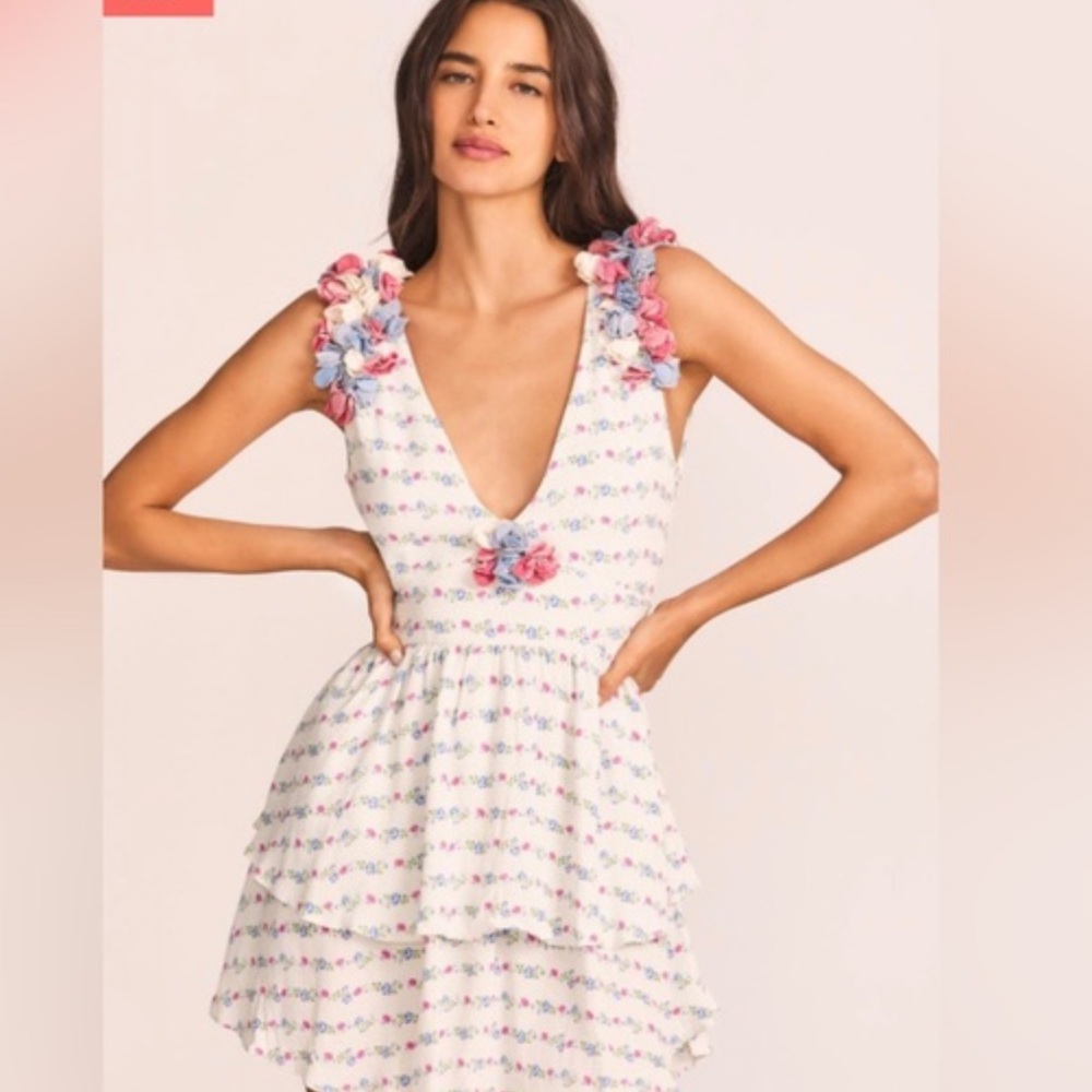 Loveshackfancy Shayna Mini Dress - Picture 1 of 9
